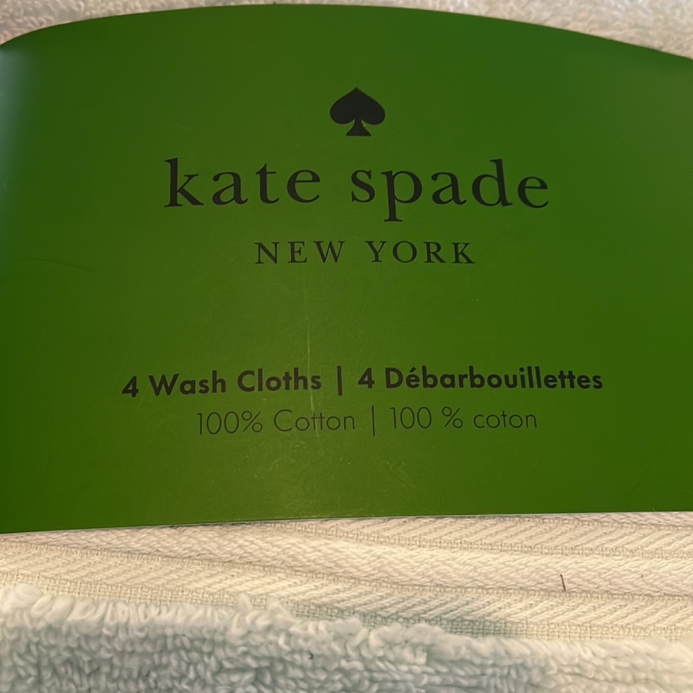 kate spade light mint green Bath Towel Collection - Picture 3 of 4